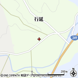 石川県鳳珠郡能登町行延周辺の地図