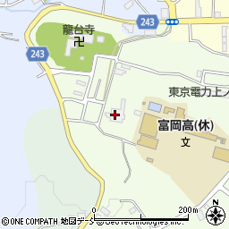 東京電力富岡寮周辺の地図