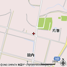 福島県須賀川市仁井田片峯周辺の地図