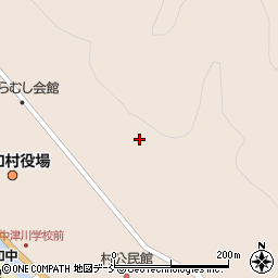 福島県大沼郡昭和村下中津川岩本周辺の地図