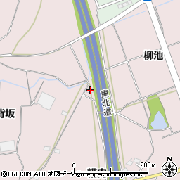 福島県須賀川市仁井田柳池3周辺の地図