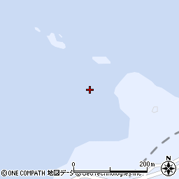 田塚鼻周辺の地図