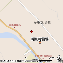 福島県大沼郡昭和村下中津川柳原周辺の地図
