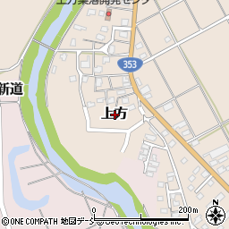 新潟県柏崎市上方周辺の地図