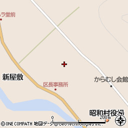 福島県昭和村（大沼郡）下中津川（熊野堂）周辺の地図