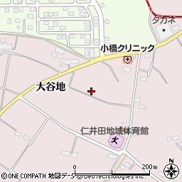 福島県須賀川市仁井田大谷地周辺の地図