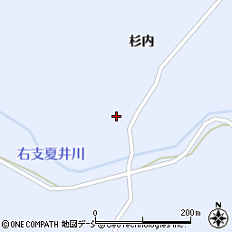 福島県小野町（田村郡）浮金（楽内）周辺の地図