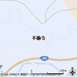 石川県鳳珠郡能登町不動寺周辺の地図