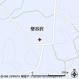 福島県郡山市田村町川曲（壁谷沢）周辺の地図
