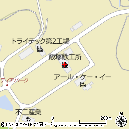 飯塚鉄工所軽井川工場周辺の地図