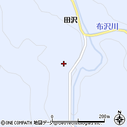 福島県南会津郡只見町布沢田沢周辺の地図