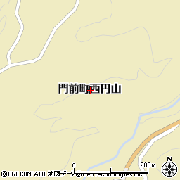 石川県輪島市門前町西円山周辺の地図