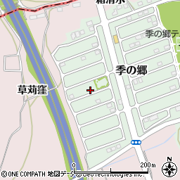 福島県須賀川市季の郷77周辺の地図