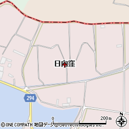 福島県須賀川市仁井田日向窪周辺の地図