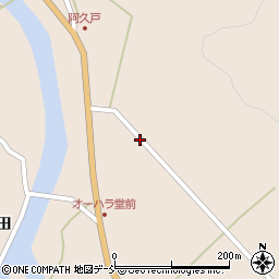 福島県昭和村（大沼郡）下中津川（酒屋台）周辺の地図
