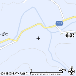 福島県只見町（南会津郡）布沢（仲平）周辺の地図