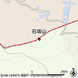 石坂山周辺の地図