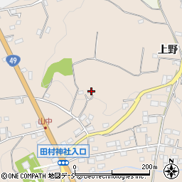 福島県郡山市田村町山中上野6-1周辺の地図