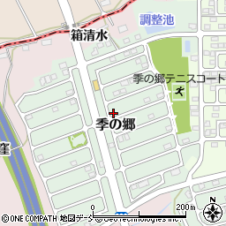 福島県須賀川市季の郷周辺の地図