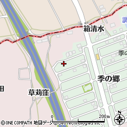 福島県須賀川市季の郷23周辺の地図
