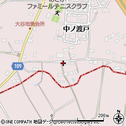 福島県郡山市安積町笹川中ノ渡戸56周辺の地図