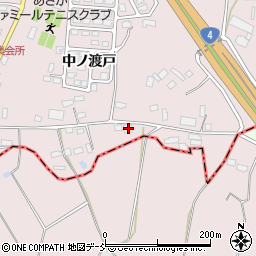 福島県郡山市安積町笹川中ノ渡戸53周辺の地図