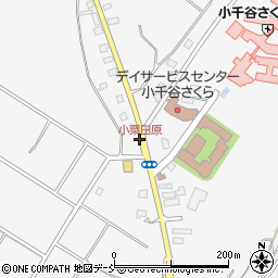 小粟田原周辺の地図