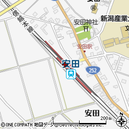 安田駅周辺の地図