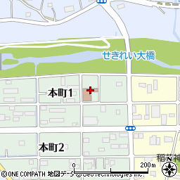 富岡郵便局周辺の地図