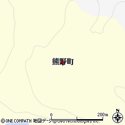石川県輪島市熊野町周辺の地図