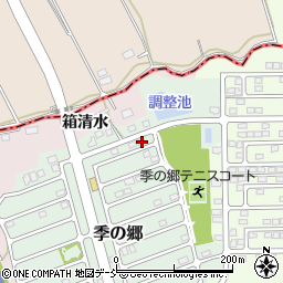 福島県須賀川市季の郷314周辺の地図