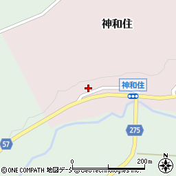 石川県鳳珠郡能登町神和住メ周辺の地図
