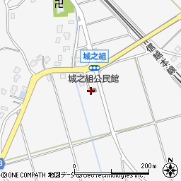 城之組公民館周辺の地図