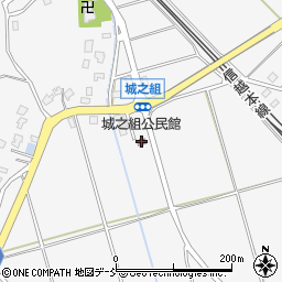 城之組公民館周辺の地図
