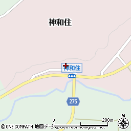 石川県鳳珠郡能登町神和住子周辺の地図