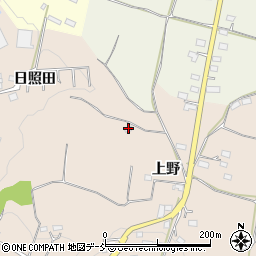 福島県郡山市田村町山中上野43周辺の地図