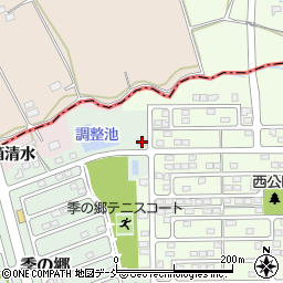 福島県須賀川市季の郷2周辺の地図