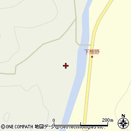 石川県輪島市西脇町河内周辺の地図