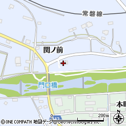 富岡町水道事業所周辺の地図