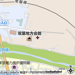 福島県　ふたば復興事務所周辺の地図
