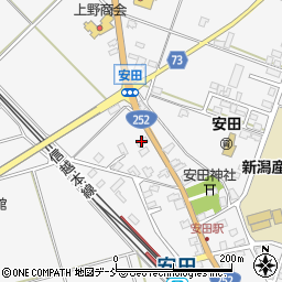 新潟大栄信用組合安田支店周辺の地図