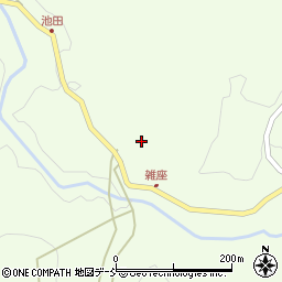 石川県輪島市上山町元雑座周辺の地図