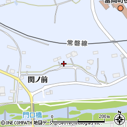 福島県双葉郡富岡町本岡関ノ前周辺の地図