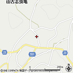 新潟県長岡市山古志虫亀916周辺の地図