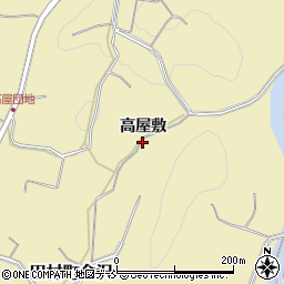 福島県郡山市田村町金沢高屋敷周辺の地図