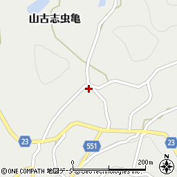 新潟県長岡市山古志虫亀918周辺の地図