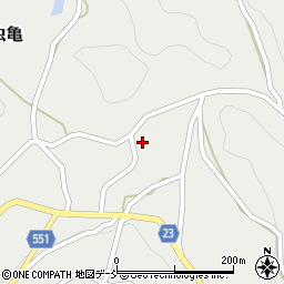新潟県長岡市山古志虫亀1008周辺の地図
