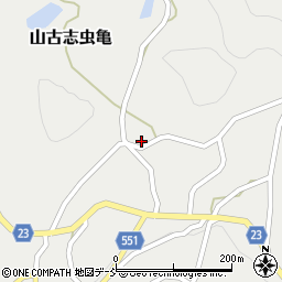 新潟県長岡市山古志虫亀921周辺の地図