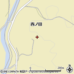 福島県郡山市田村町金沢周辺の地図