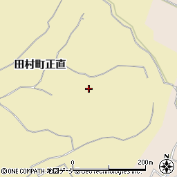 福島県郡山市田村町正直宮前周辺の地図